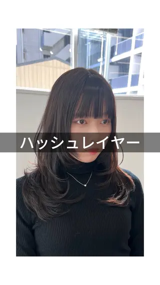 ロング カラー 渋谷レイヤーカット❌ 縮毛矯正専門/武田涼のヘアスタイル