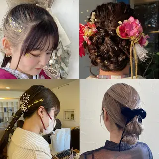 ヘアアレンジ お呼ばれヘア｜ 金山｜山本夏菜のヘアスタイル