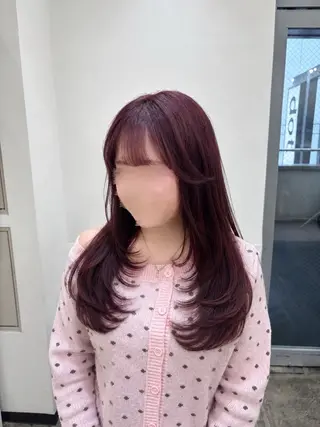 カラー カット￥1100 🎀Yuri︎のヘアスタイル