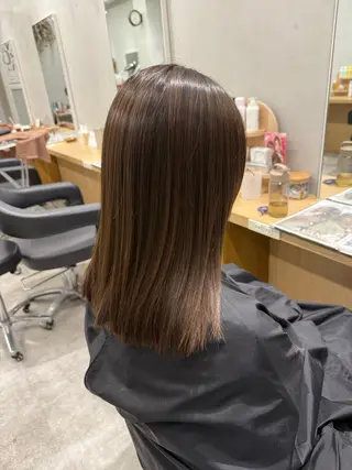 ロング カラー 巻ける髪質改善🫧ハ イライト/永田汰伊智のヘアスタイル