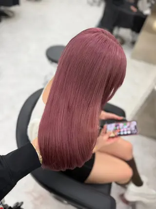ロング カラー ヘアアレンジ 透明感カラー🎀艶髪 Anju/渋谷🎀のヘアスタイル