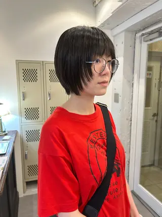 ショート 天神大名/レイヤー /ヘルシーヘアのヘアスタイル