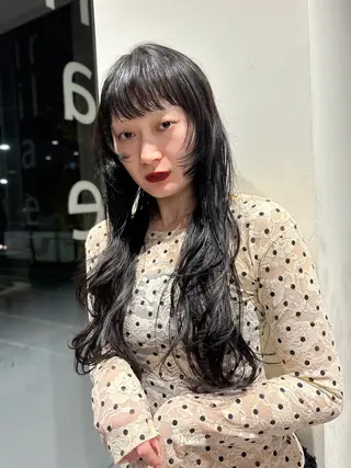 ロング 流行デザイン特化 東方  舜のヘアスタイル