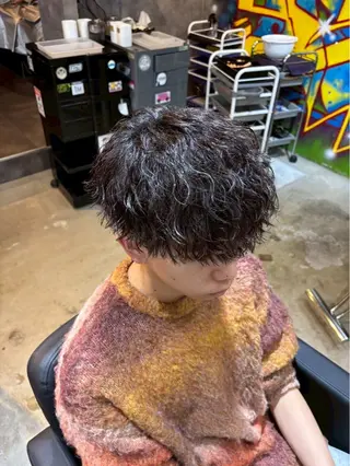 パーマ メンズ keany錦糸町 ハセベユウのヘアスタイル