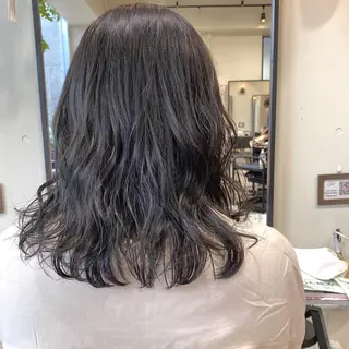ミディアム カラー ヘアアレンジ 【ダメージレス施術】 【透明感】北村 拓也のヘアスタイル
