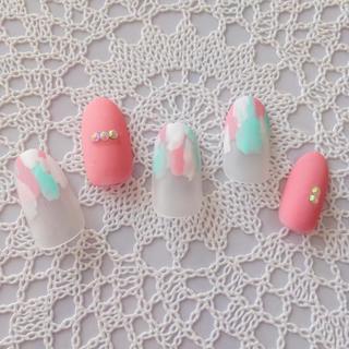 ネイル 💗🪽Tiary Nail🪽💗のネイルデザイン
