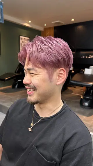 ショート カラー メンズ MEN’S HAIR 🌊YUNAのヘアスタイル