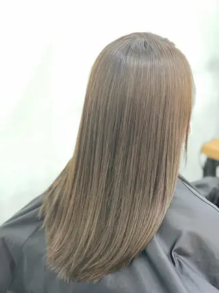 ロング カラー THE PARK キシオカのヘアスタイル