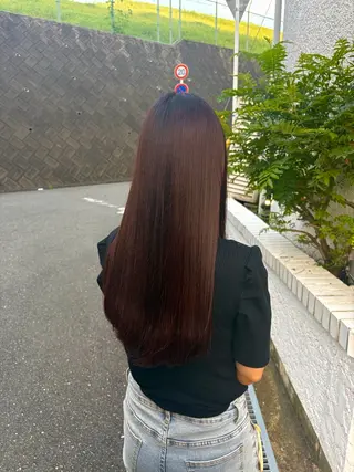 カラー FERIA緑地公園 根本莉乃🌻のヘアスタイル