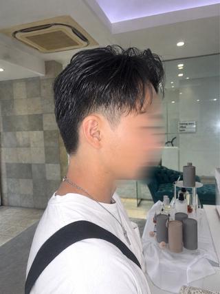 ショート メンズ 荒井 英のヘアスタイル
