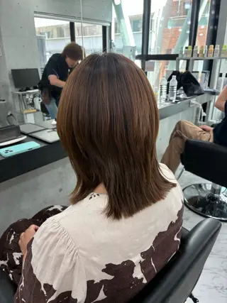 セミロング Endearing 🌟銀座のヘアスタイル