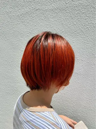 ショート カラー ヘアアレンジ 「sumi」 AMIのヘアスタイル