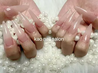 ネイル kao nail マグネット/長さだしのネイルデザイン