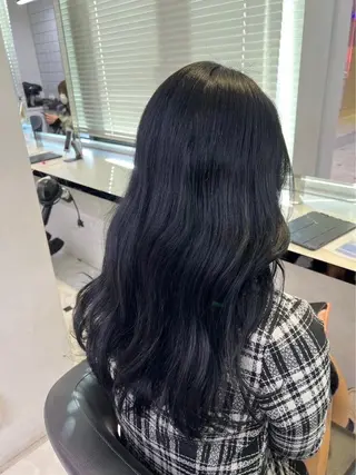 セミロング みいな🍒 暖色カラー/レイヤーのヘアスタイル