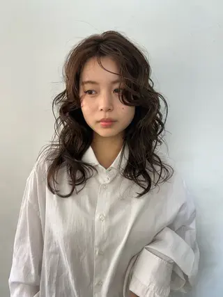 セミロング [Eurica] muaのヘアスタイル