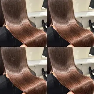 ミディアム 大石 真理子のヘアスタイル