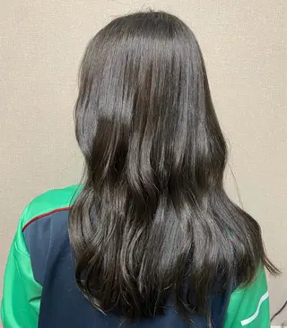 ロング 横 田のヘアスタイル