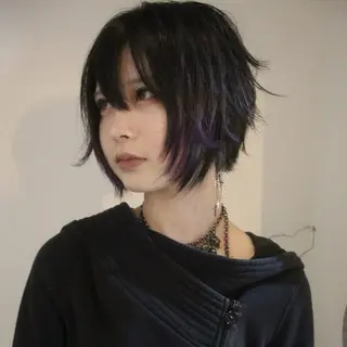 ショート カラー デザインカラー/ AYA/DEANのヘアスタイル