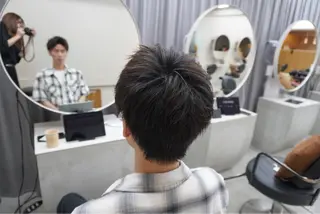ショート メンズ 似合わせレイヤー ‪ෆ‪.*艶髪補修のヘアスタイル