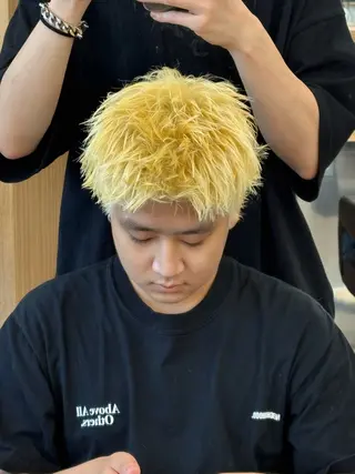 ショート パーマ指名率No1 メンズ特化ケイトのヘアスタイル