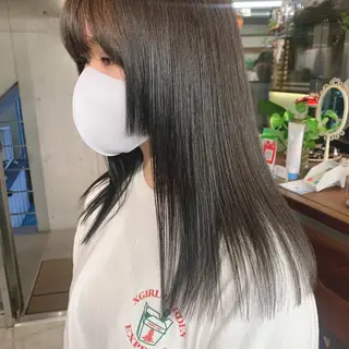 ミディアム カラー 土屋かすみ✁︎. ꙳ 姫カットのヘアスタイル