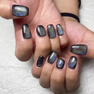 ミディアム ネイル 🐾enen style 🐾のネイルデザイン