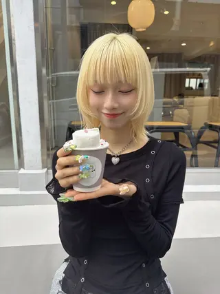 ショート カラー 💎透明感カラー特化 💎TAISEIのヘアスタイル