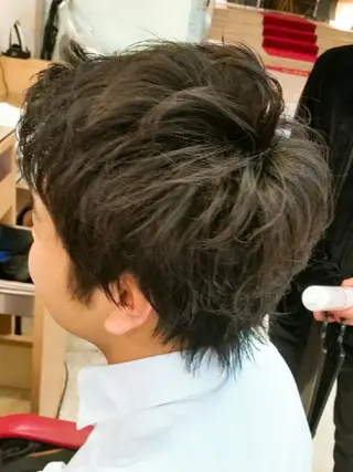 パーマ メンズ 美谷添(ミヤゾエ) まどか大人ヘアサロンのヘアスタイル