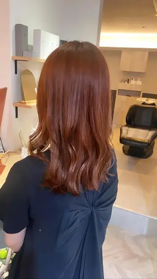 セミロング カラー 美髪/透明感カラー reikoのヘアスタイル