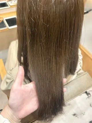 ミディアム カラー 🎀赤み消し カラーyui🎀のヘアスタイル