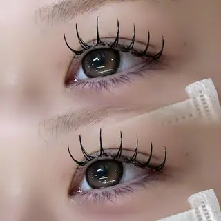 マツエク・マツパ Choco Lash mokaのマツエク・マツパデザイン