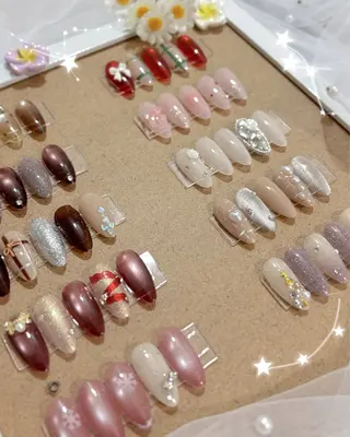 ネイル Camellia 長さだし& デザインのネイルデザイン