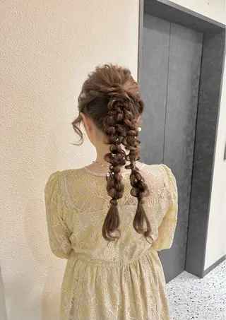 ロング Mila Hazukiのヘアスタイル