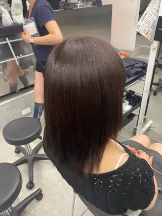 セミロング Ma2Ri /ゆるふわ暖色カラーのヘアスタイル
