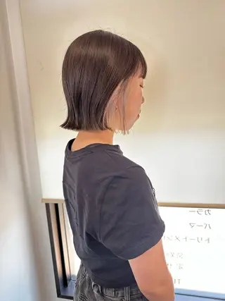 ショート カラー ブリーチカラー🫧 森　凪沙のヘアスタイル