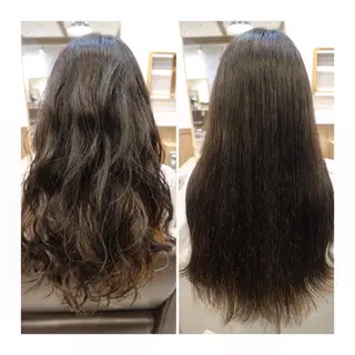 ロング カラー 土屋 ゆうこのヘアスタイル