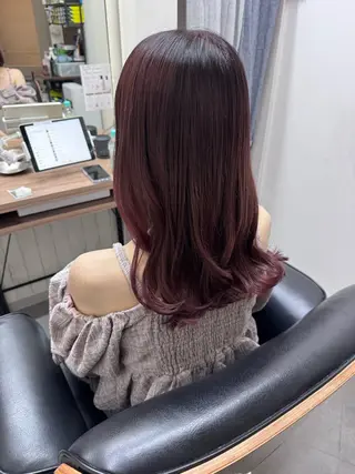 セミロング カラー 艶髪改善師/縮毛矯正 /高橋潤のヘアスタイル