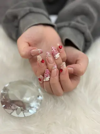 ネイル 🎀ナナミ/渋谷 /ガーリー🎀のネイルデザイン
