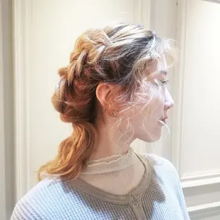 ロング ヘアアレンジ 🌺夏の褒められヘア 🌺 NAO のヘアスタイル