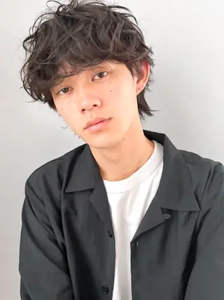 パーマ メンズ Agnos 青山/ saya🌼のヘアスタイル