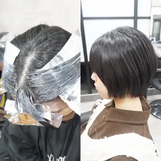 ショート hair teria ryu 大塚のヘアスタイル
