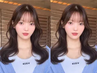 セミロング 似合わせ松本 容政のヘアスタイル