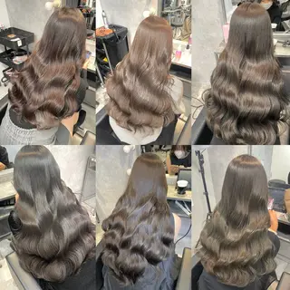 ロング 透明感カラー🇰🇷 レイヤー✨桑原　研太のヘアスタイル