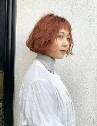 ミディアム カラー 🫧ハイトーン✨格安 より質💐マンツーマのヘアスタイル
