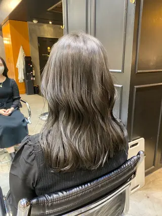 カラー 透明感カラー🌿 グレージュ🐺陽介のヘアスタイル