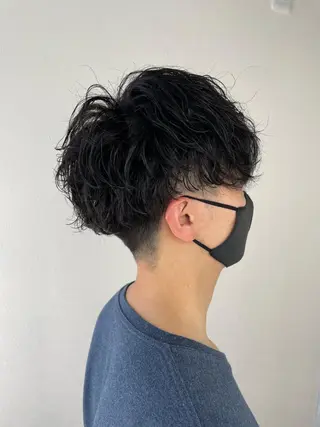 ショート パーマ メンズ 瀬川 雄太のヘアスタイル