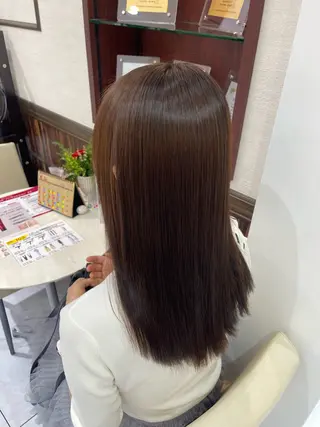 ロング 森田 明日香のヘアスタイル
