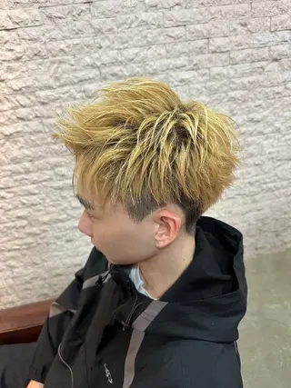 ショート メンズ 濱中 一翔のヘアスタイル
