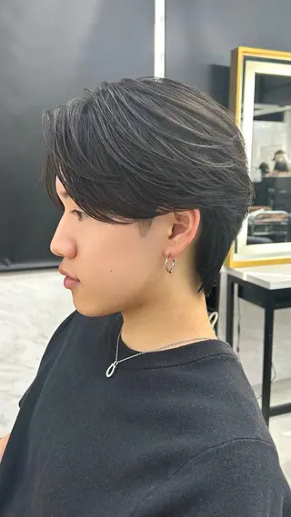 ショート パーマ メンズ メンズスタイリスト 前田雄輝のヘアスタイル