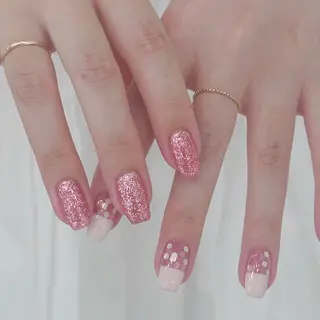 ネイル 🩰ミキ/韓国♡ 大人girlyネイルのネイルデザイン